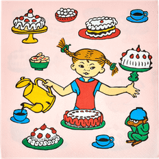 Muurla Pippi Napkins 33x33 cm 20-pack