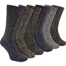 Clothing Sock Snob 6 Pack Ribbed Alpaca Boot Socks - Multi
