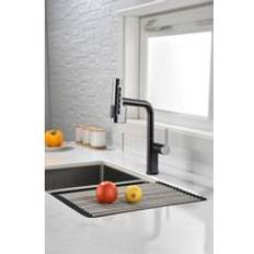 Living and Home 5 Modes Pull-out Sprayer Retractable Kitchen Faucet One Size Black
