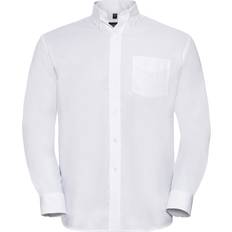 Oxford Easy-Care Long-Sleeved Shirt - White