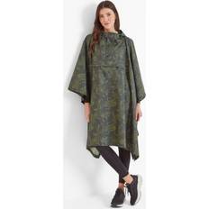 Green Capes & Ponchos Tog24 Drench Waterproof Poncho - Forage Green Print