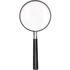 Vergrootglazen Vergrootglas Met Dubbele Lens Kunststof Zwart 12 x 5 cm