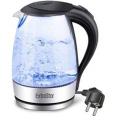 ExtraStar Cordless Kettle 1.7L Glass Body with LED Indicator Light