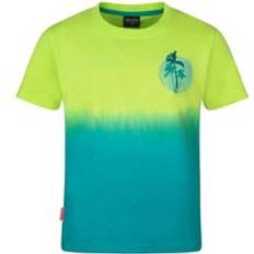 Yttersand Beach T-shirt - Børn - Wild Lime/Sea Green