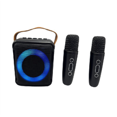 Karaoke Melitt Multifunctionele Bluetooth Audio Draagbare Microfoon 2 Microfoons