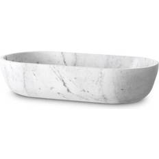 Skålar Eichholtz Terrebonne Bowl White Marble Skål
