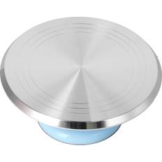 Aluminium Kakfat Cosy@home Aluminium Alloy Revolving Turntable 12 Inch Decorating Cake Stand