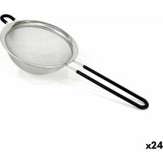 Silver Strainers Quttin 12 cm Stainless Steel Pack of 24 Strainer