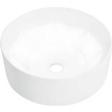 Bathroom Sinks Berkfield Home Wash Basin 36 x 14 cm Ceramic White