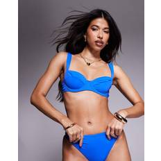 Blue Bikinis KBX Swim Solid Essential Wired Bikini Top - Blue