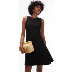 & Other Stories Dresses & Other Stories Jersey Boat Neck Mini Dress Black