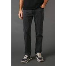 Burton Jeans Burton Mens Washed Stretch Straight Fit Jeans - Black