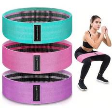 Shein 3pcs Resistance Bands Non-Slip Elastic Tension Rope