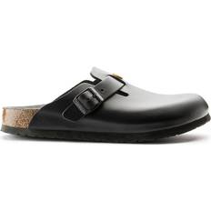 Birkenstock Boston ESD Natural Leather - Black