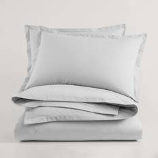 Dunelm Organic 28 Bed Sheet Grey (190x135cm)