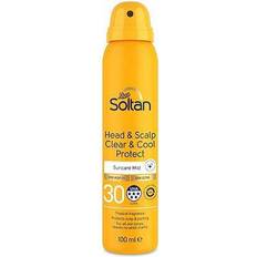 Cooling Self Tan Boots Soltan Clear & Cool Head & Scalp Suncare Mist SPF30 100ml