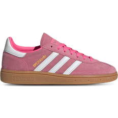 Pink - Women - adidas Spezial Shoes adidas Handball Spezial W - Lucid Pink/Ftw White/Gold Metallic