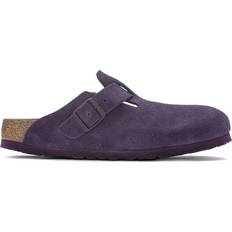 Birkenstock Boston Soft Footbed Suede Leather - Wine