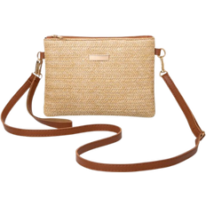 Shein New Spring & Summer Straw Woven Fashion Women's Shoulder Bag, Small Square Crossbody Bag, Eye-Catching Beach Bag Summer, Summer Straw Beach Bag For Women