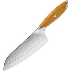 Norskaer Olive Wood Santoku Kokkekniv 19 cm