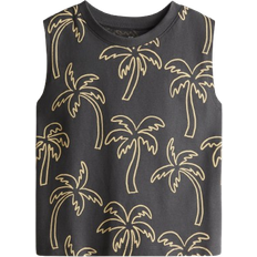 H&M Boys Grey Printed Vest Top - Grey