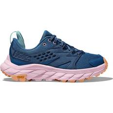 Hoka Blue Hiking Shoes Hoka Anacapa Breeze Low W - Foggy Night/Pale Rose