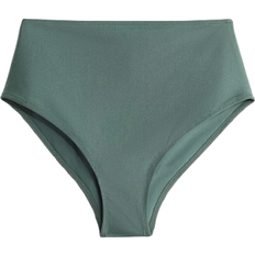 Bikinihosen H&M High Waist Bikini Bottoms - Dusty Green