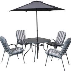 B&Q Colorado Patio Dining Set, 1 Table incl. 4 Chairs