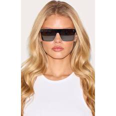Sunglasses PrettyLittleThing Oversized Resin Frame Fade Lens Sunglasses, Grey