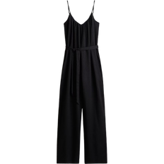 H&M Tie Belt Jumpsuit - Black