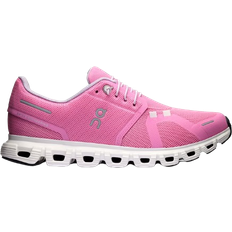 On Trainers On Cloud 6 - Raspberry/White