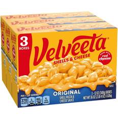 Pasta & Noodles Velveeta Shells and Cheese Original Mac N Cheese Dinner 36oz 3pcs