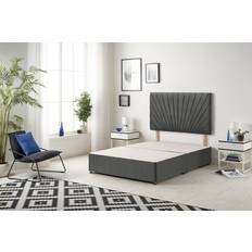 Fairmont Park SantaFe Platinum Twed Divan Bed 137x193cm