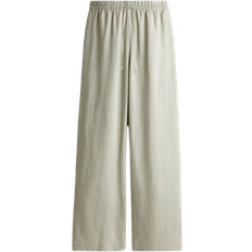 H&M Linen Blend Trousers - Light Green