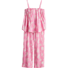 Pink Øvrige sæt Børnetøj H&M Top & Trousers Set 2-piece - Pinl/Floral (1272995005)