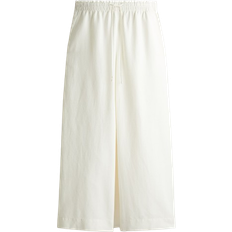 H&M Linen Blend Crop Pants - White