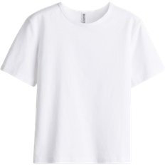 H&M Cotton Jersey T-shirt - White
