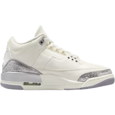 Nike Air Jordan 3 Retro - Sail/Metallic Silver/Cement Grey