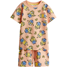 18-24M Pyjamases H&M Printed Pyjamas - Peach/Minions ( 0619086097)