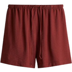 H&M Drawstring Shorts - Rust Red
