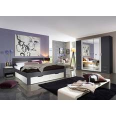 Rauch Bett München Grau Liegefläche 185 x 90 x 209 cm Bettrahmen 185x209cm