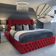 Canora Grey Majestic Nights Upholstered Ottman 172x213cm