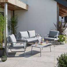 Garden & Outdoor Furniture Elements 30872518 Outdoor Lounge Set, 1 Table incl. 2 Chairs & 1 Sofas