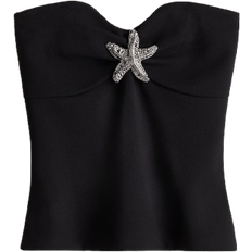 H&M Metal Detail Tube Top - Black/Starfish