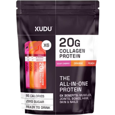 Peach Supplements Kudu Kudu Collagen Protein Sachet Multi-Flavour Pack 63g 6s