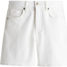 H&M High Waisted Denim Shorts - White