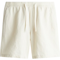 H&M Linen Blend Shorts - Cream