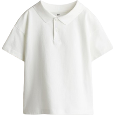 H&M Pikétröja I Bomull - Vit