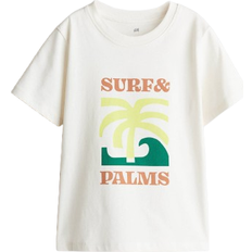 H&M Boys Printed T-shirt - White