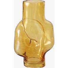 HKliving Gleam Orange Verre Vase